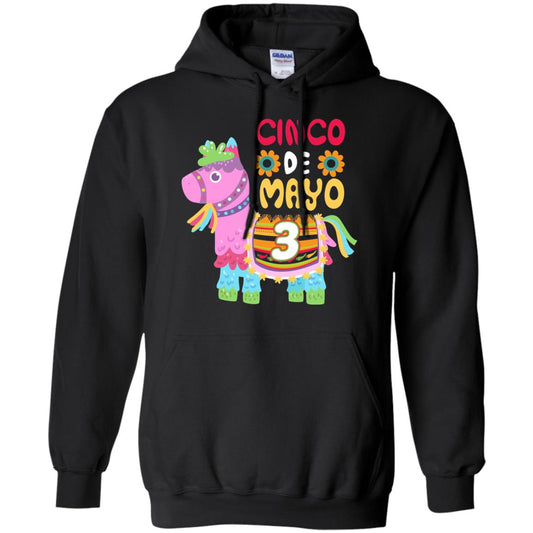 Cinco De Mayo Pinata Jockeys Horse Race 3rd Birthday T-shirt Black