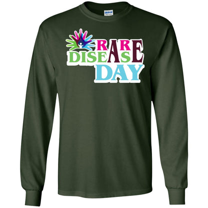 Rare Disease Day T-shirt Forest Green