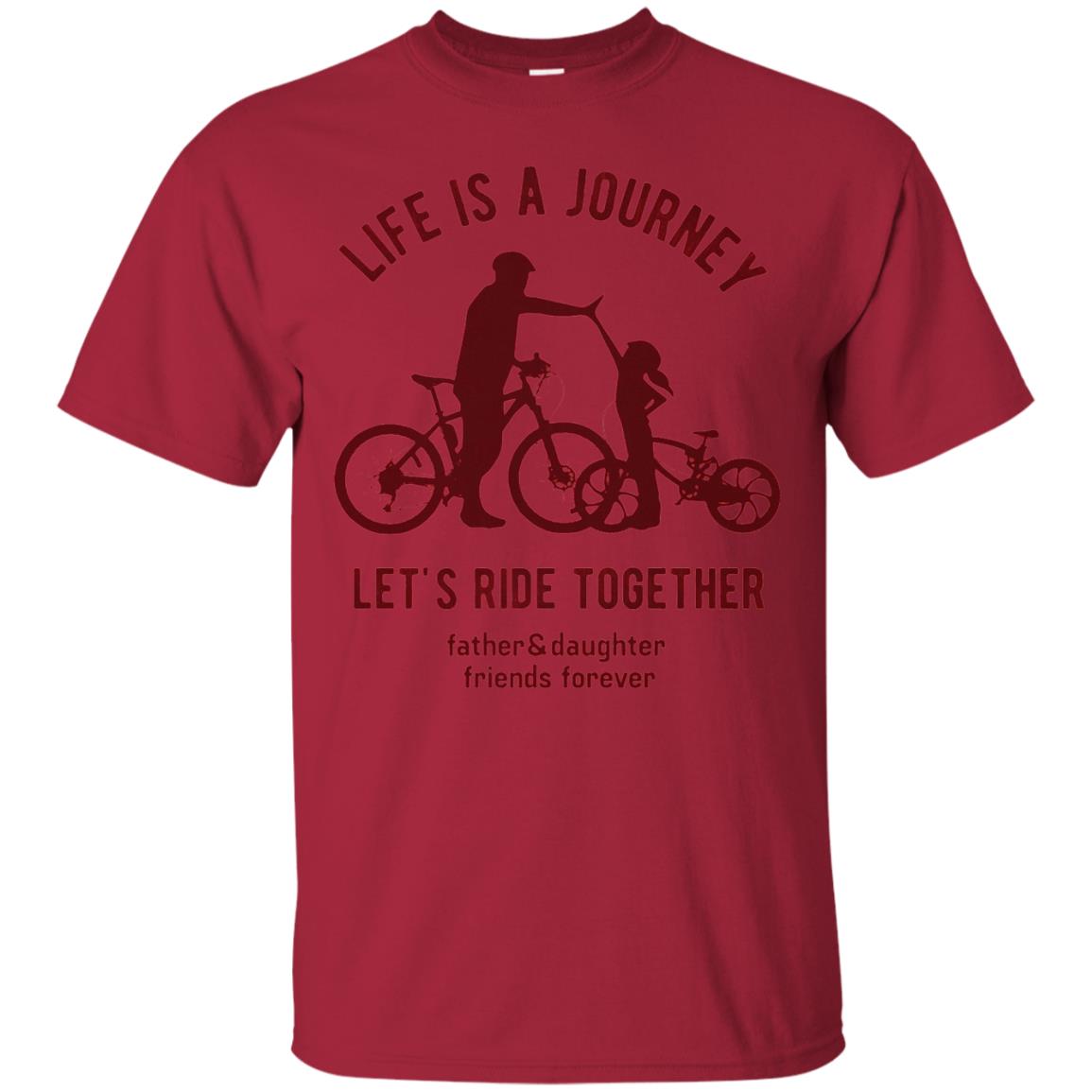 Life Is A Journey Lets Ride Together Father And Daughter Cardinal