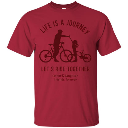 Life Is A Journey Lets Ride Together Father And Daughter Cardinal