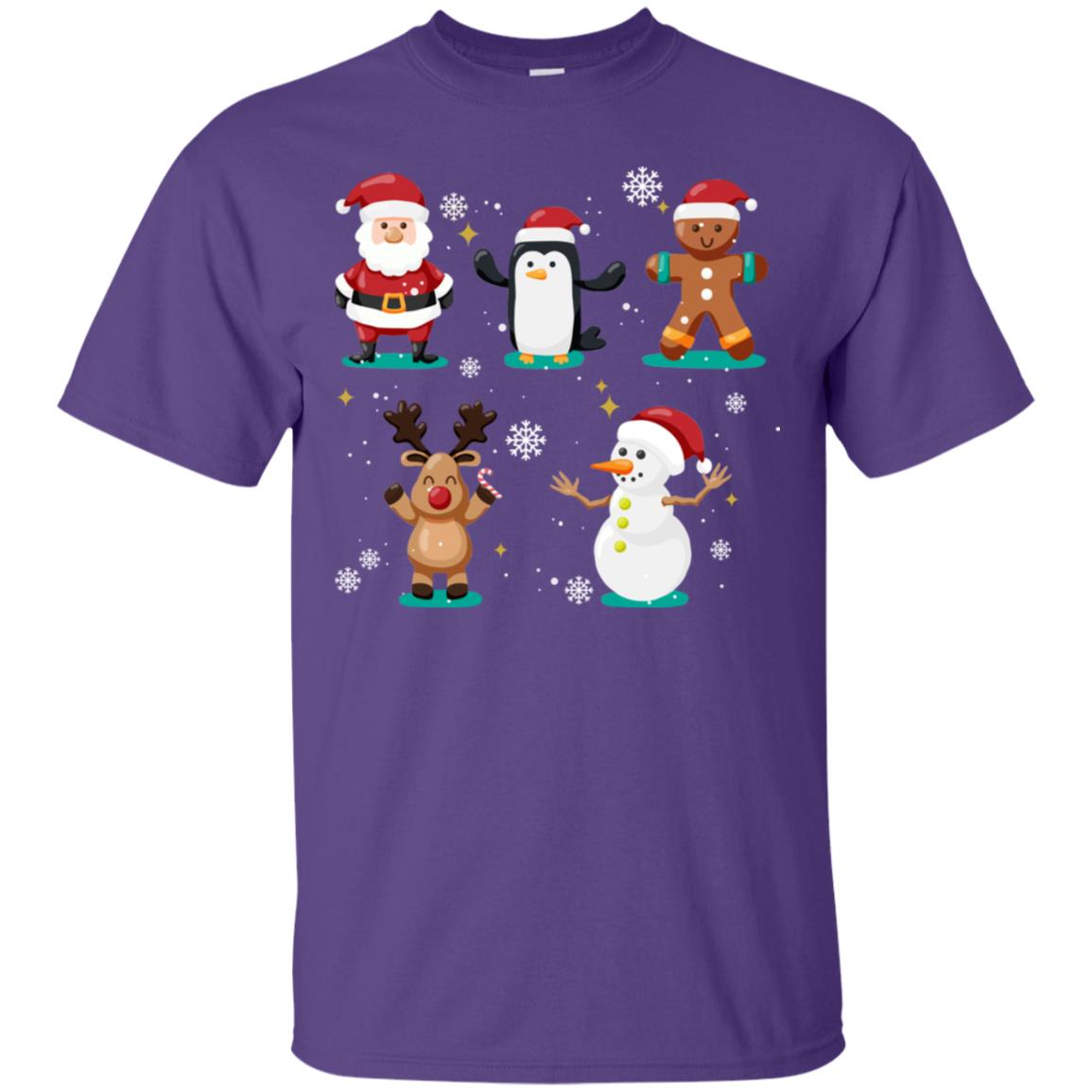 Christmas Character Ideas Gift Shirt Purple
