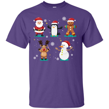Christmas Character Ideas Gift Shirt Purple