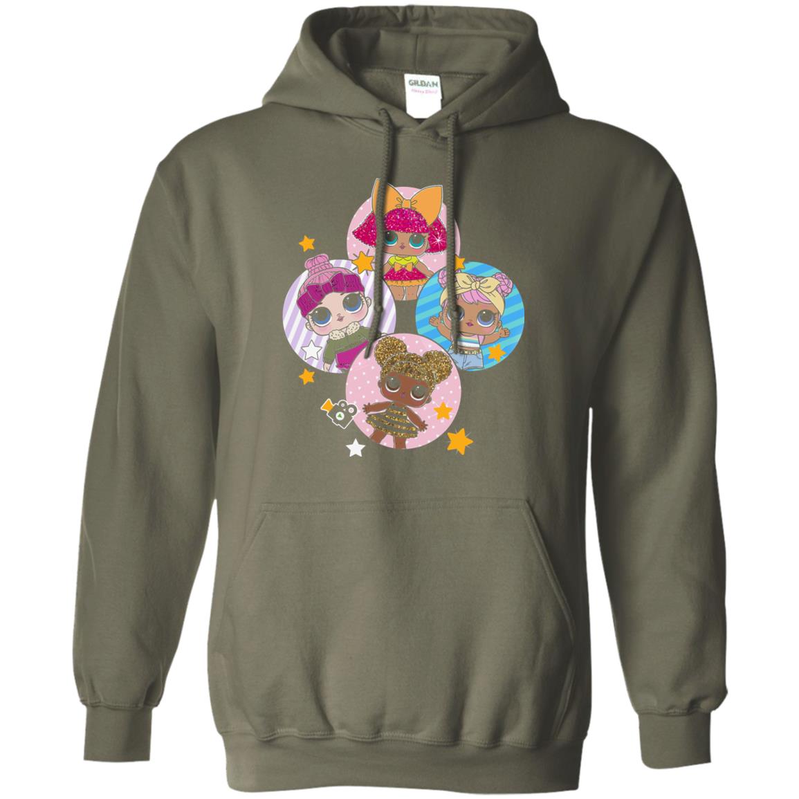 Dolls Lol Birthday #squadgoals Doll Lover T-shirt Military Green