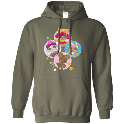 Dolls Lol Birthday #squadgoals Doll Lover T-shirt Military Green
