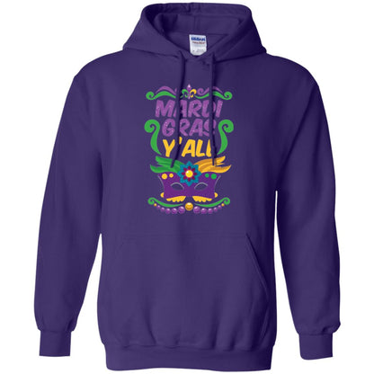 Mardi Gras T Shirt Mardi Gras Y_all T-shirt Purple