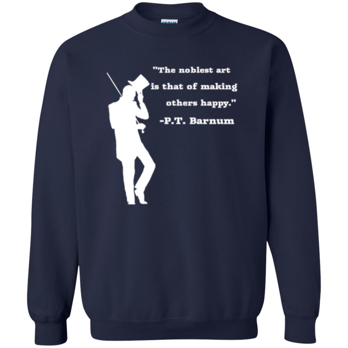 Circus Ring Master P.t. Barnum Quote T-shirt Navy
