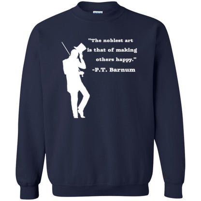 Circus Ring Master P.t. Barnum Quote T-shirt Navy