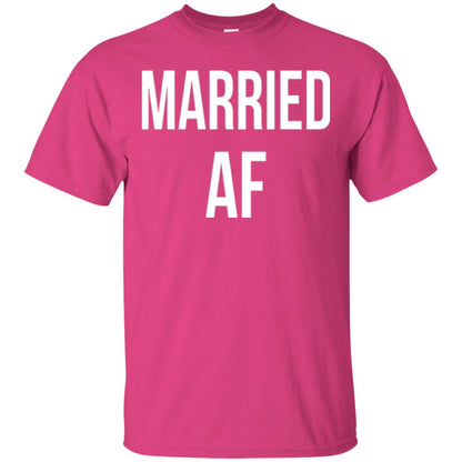 Married Af Funny T-shirt Heliconia