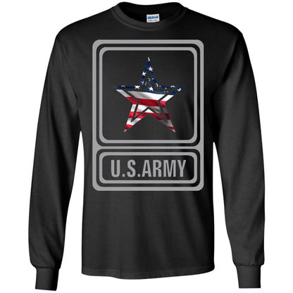 United States Army Original Us Flag T-shirt Black