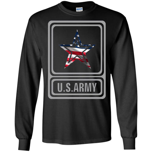 United States Army Original Us Flag T-shirt Black