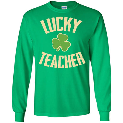 Lucky Teacher Shirt St. Patrick_s Day T-shirt Irish Green