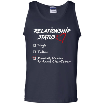 Relationship Status Mentally Dating An Anime Character Gift Shirt For Anime Lover