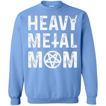 Heavy Metal Mom Vintage Band Music Concert Mother T-shirt Carolina Blue