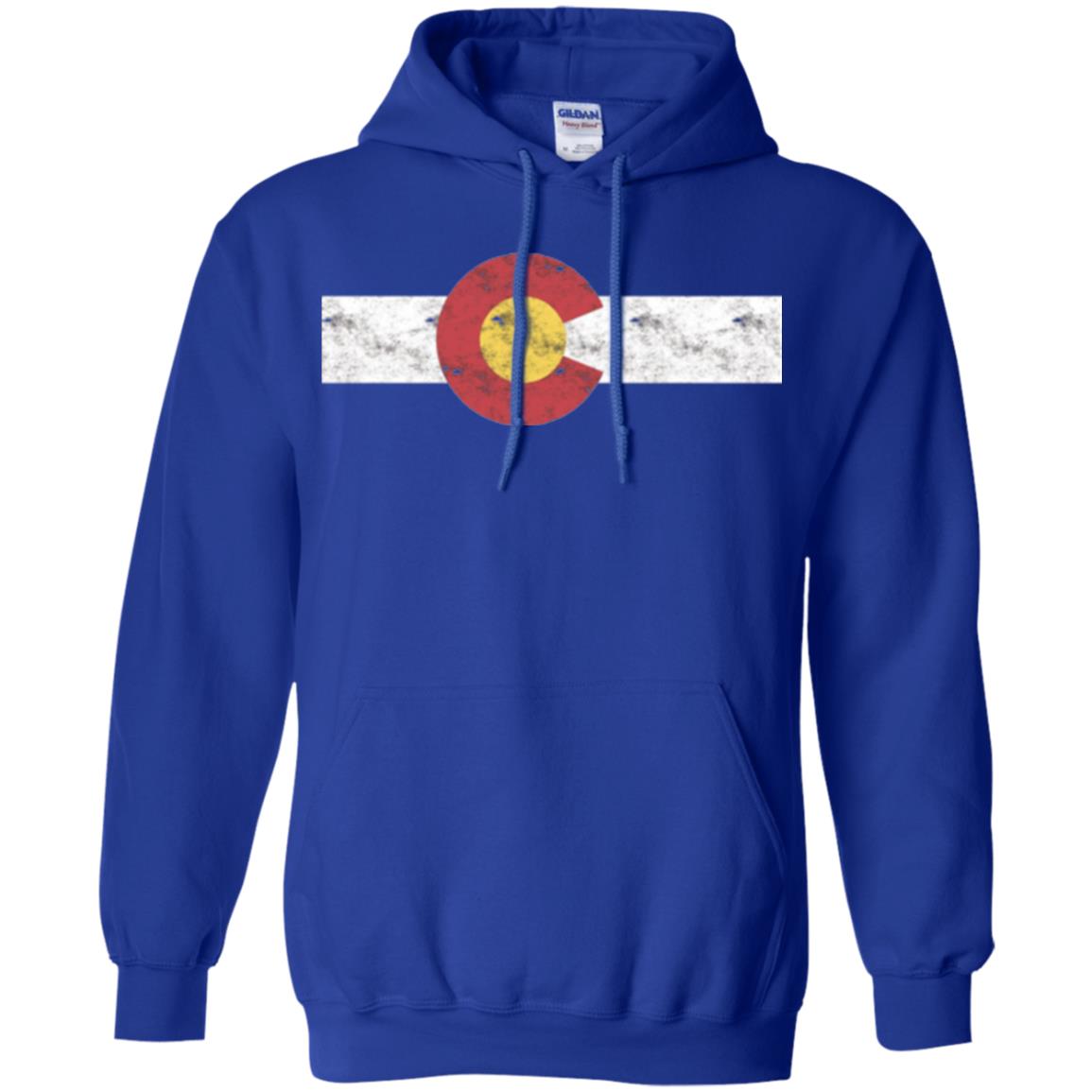 Colorado State Flag T-shirt Patriotic Colorado Day Royal