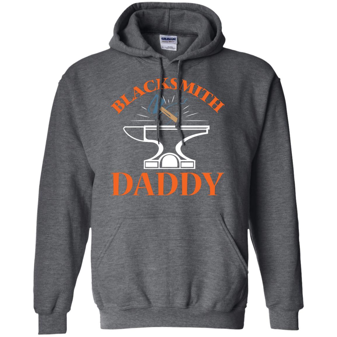 Blacksmith Daddy Happy Father's Day Shirt Dark Heather