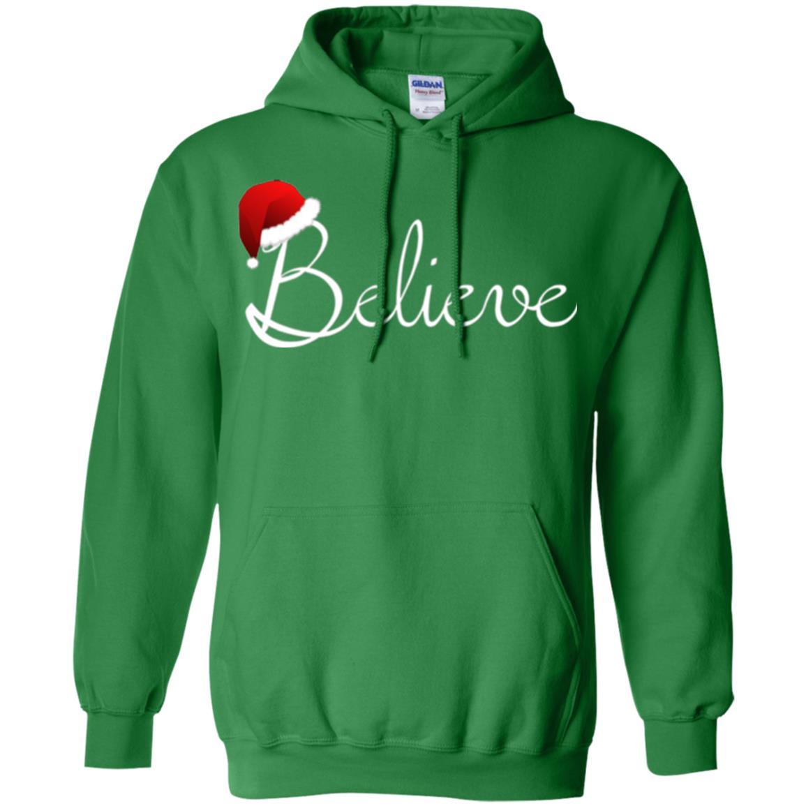 Believe Best Santa Christmas T-shirt Irish Green