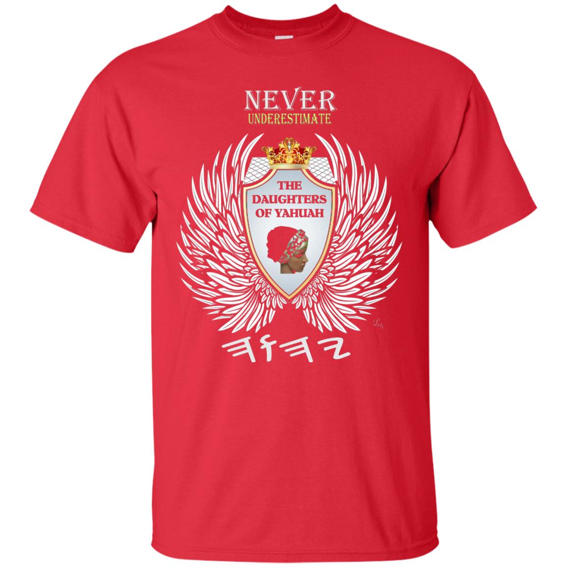 Never Underestimate The Daughters Of Yahuah Hebrew Red