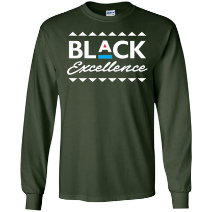 Black Excellence T-shirt Celebrating Black Pride Forest Green