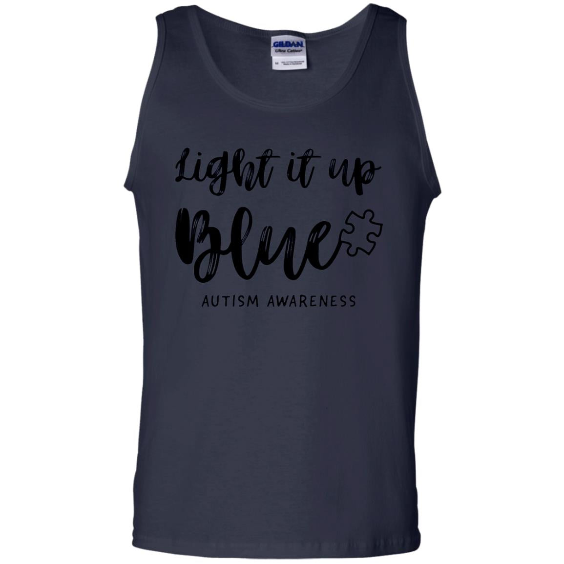 Autism Awareness Shirts Light It Up Blue Navy