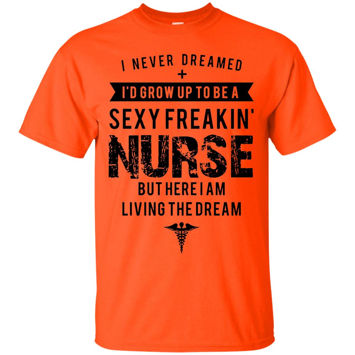 Sexy Nurse Nursing Ladies Shirt Orange