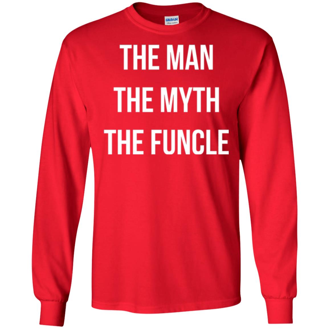 Uncle T-shirt The Man The Myth The Funcle Red