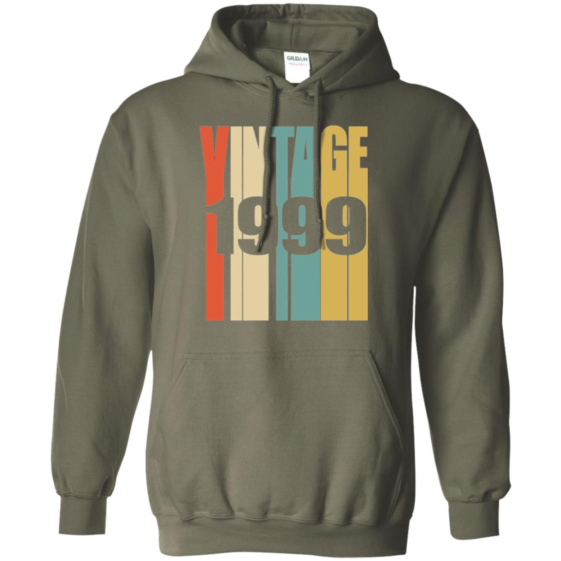 Brithday T-shirt Retro Vintage 1999 Military Green
