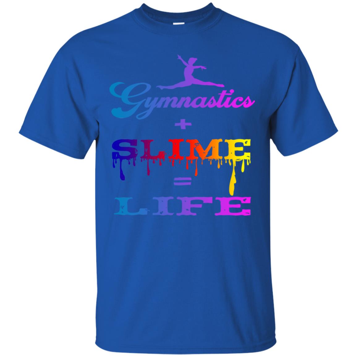 Gymnastics Smile Life Shirt For Womens Royal