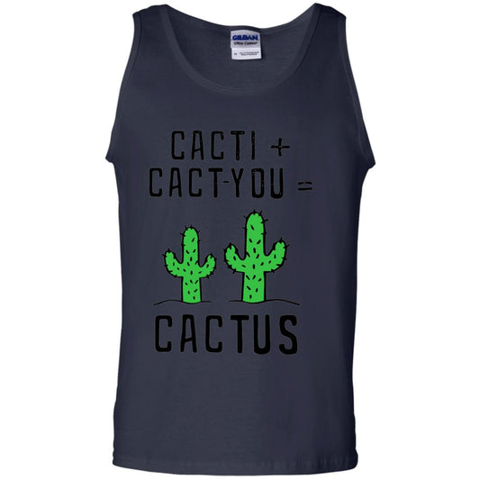 Funny Cactus Shirt Cact I Cact You Navy