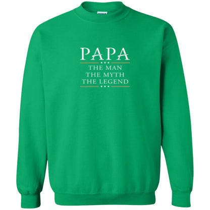 Family T-shirt Papa The Myth The Legend Irish Green