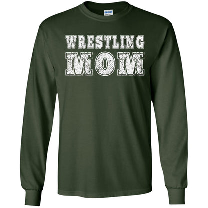 Wrestling Mom Mommy T-shirt Forest Green