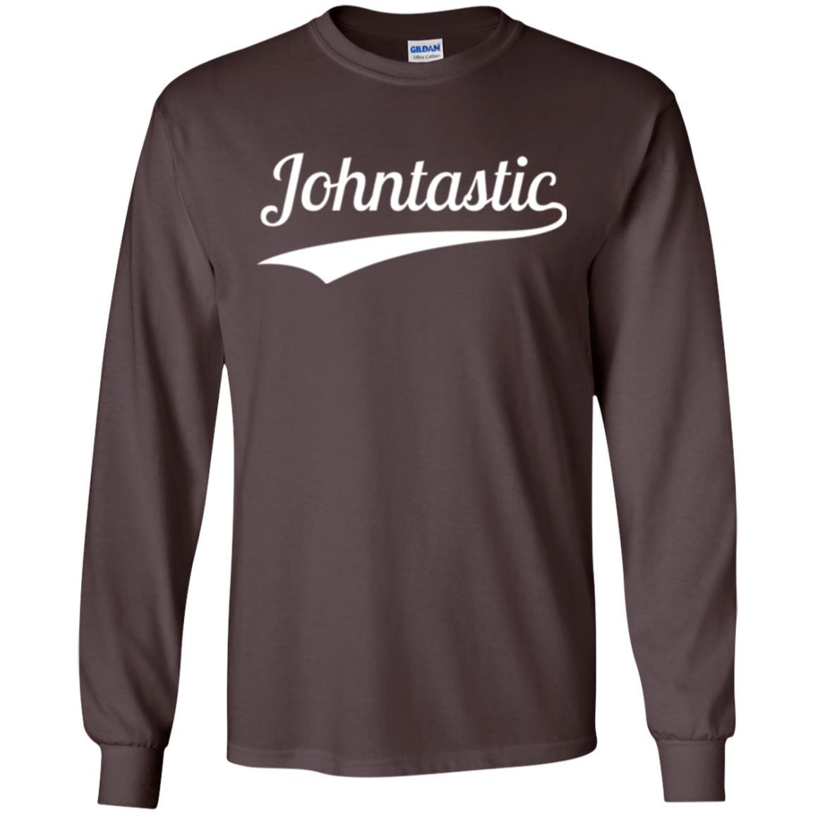 Funny John T-shirt Johntastic Dark Chocolate