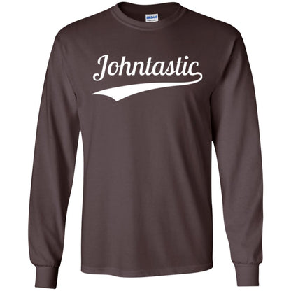 Funny John T-shirt Johntastic Dark Chocolate