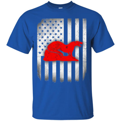 Mongoose Flag Of United States T-shirt Royal