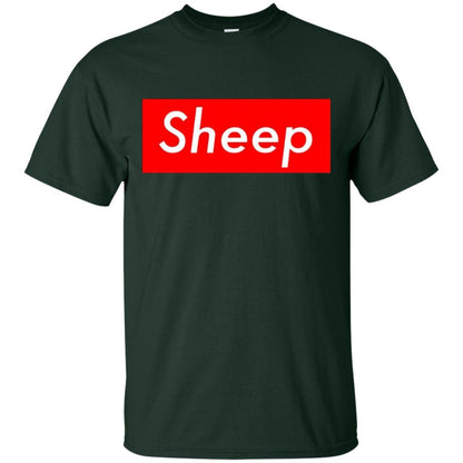 Sheep Box Logo Hype T-shirt Forest