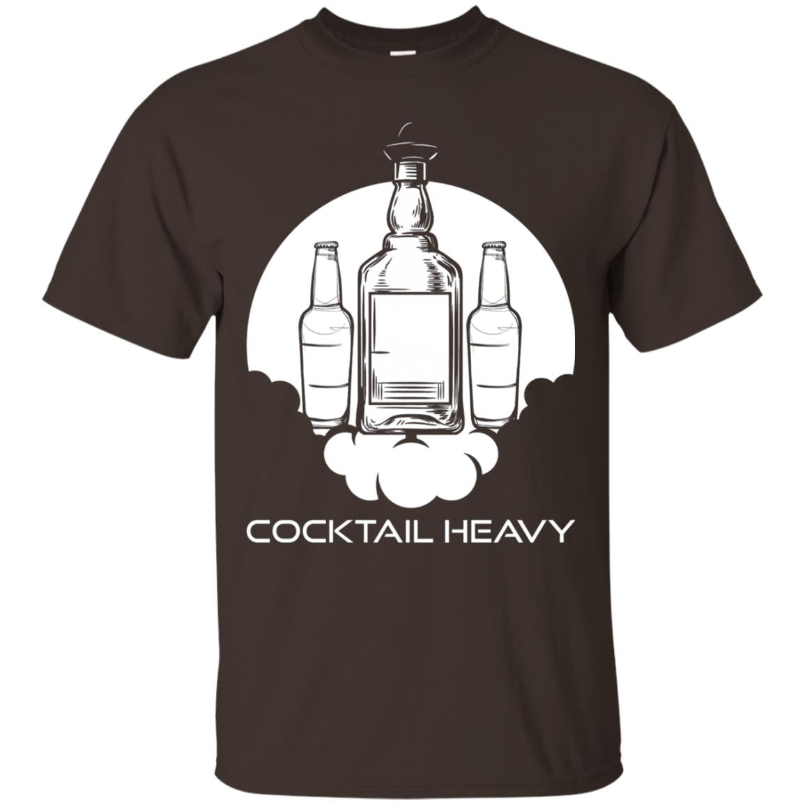 Cocktail Heavy T-shirt Dark Chocolate