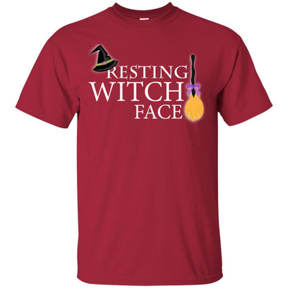Reasting Witch Face Shirt Cardinal