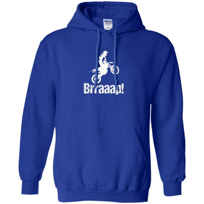 Motocross T-shirt Dirt Bike Rider Brraaap Royal