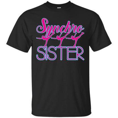Synchronized Skating T-shirt Synchro Sister Black