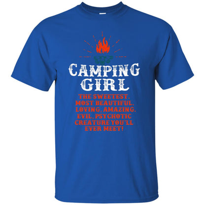 The Sweetest Most Beautiful Loving Amazing Evil Pyschotic Creature You'll Ever Meet Shirt Royal