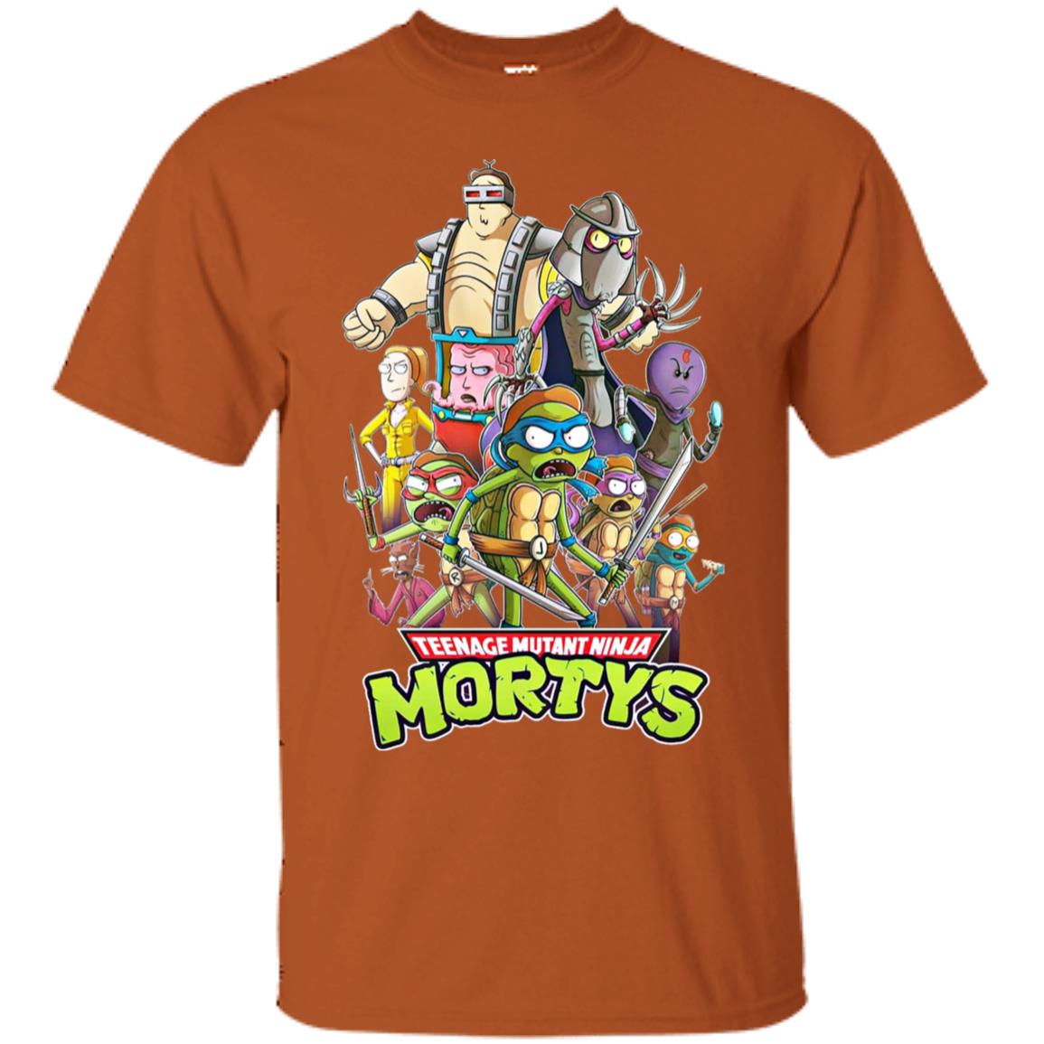 Teenage Mutant Ninja Mortys Shirt Texas Orange