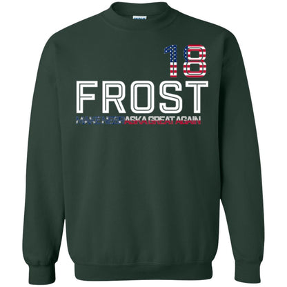 Frost 2018 T-shirt Make Nebraska Great Again Forest Green