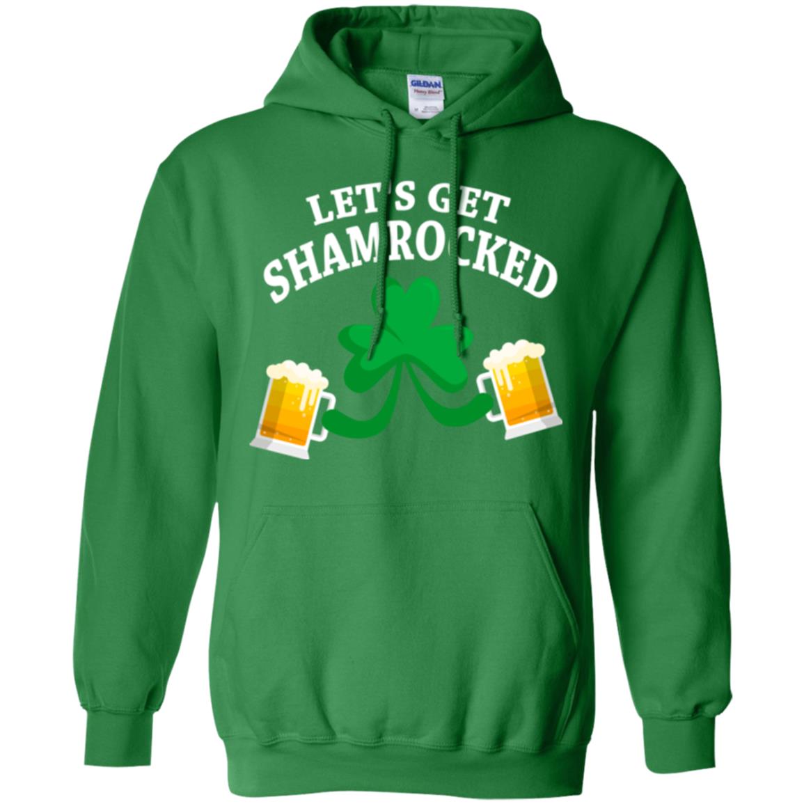 Patrick_s Day T-shirt Let_s Get Shamrocked Irish Green