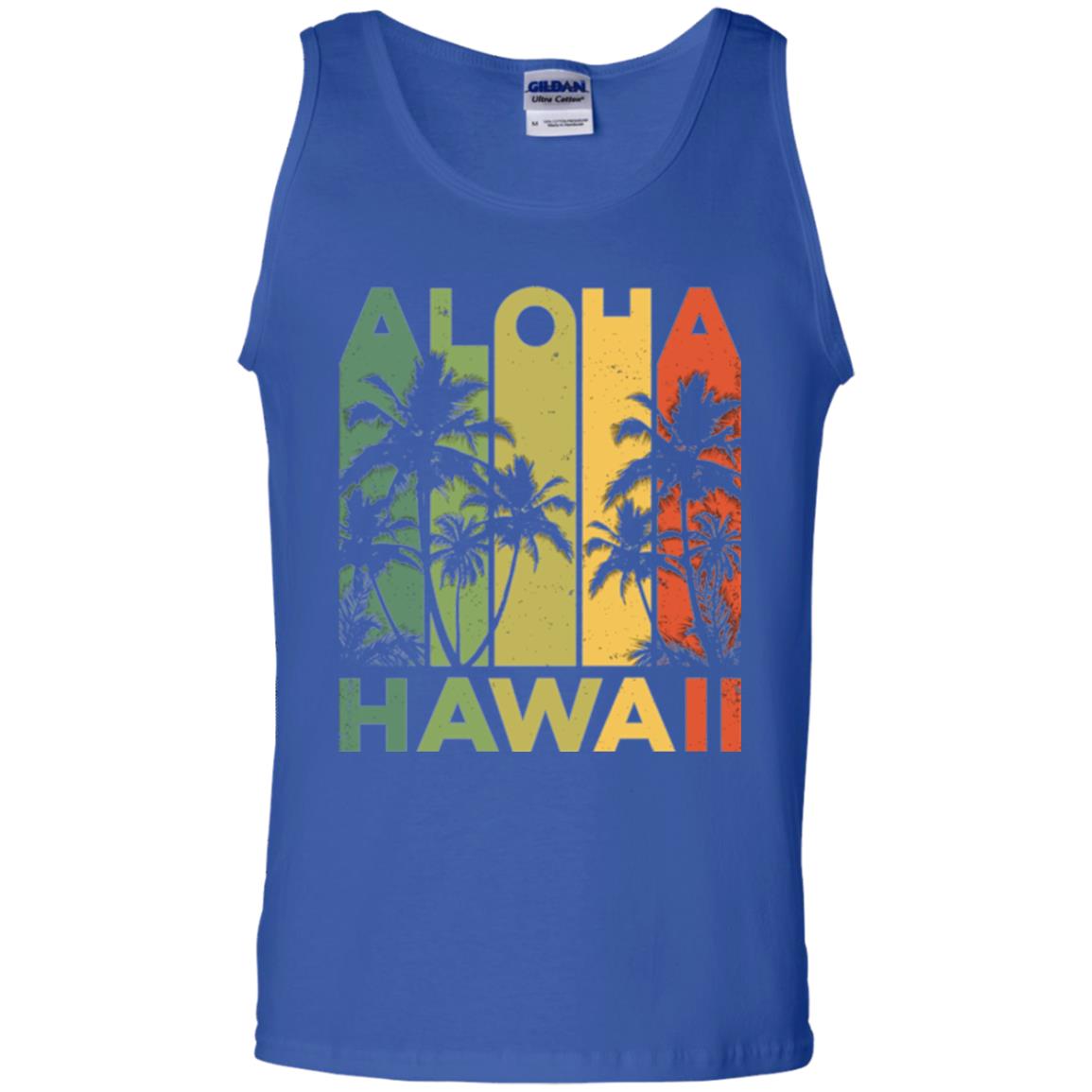 Vintage Hawaiian Islands T-shirt Royal