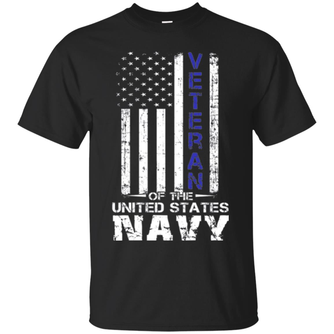 Us Navy Veteran T-shirt Black