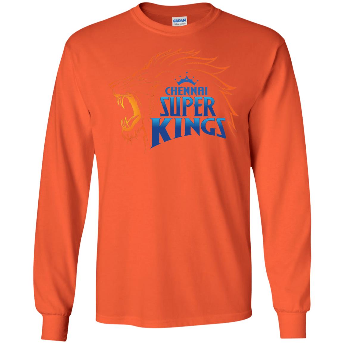 Chennai Super Kings Cricket Fans 2018 T-shirt Orange
