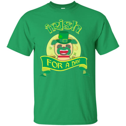 Saint Patrick_s Day T-shirt Amazing I_m Irish Pug Irish Green