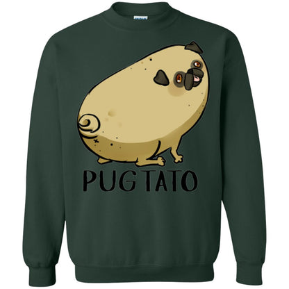 Dog Lovers T-shirt Pugtato Forest Green