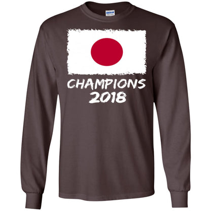 Football Lover T-shirt Japan Champions 2018 T-shirt Dark Chocolate