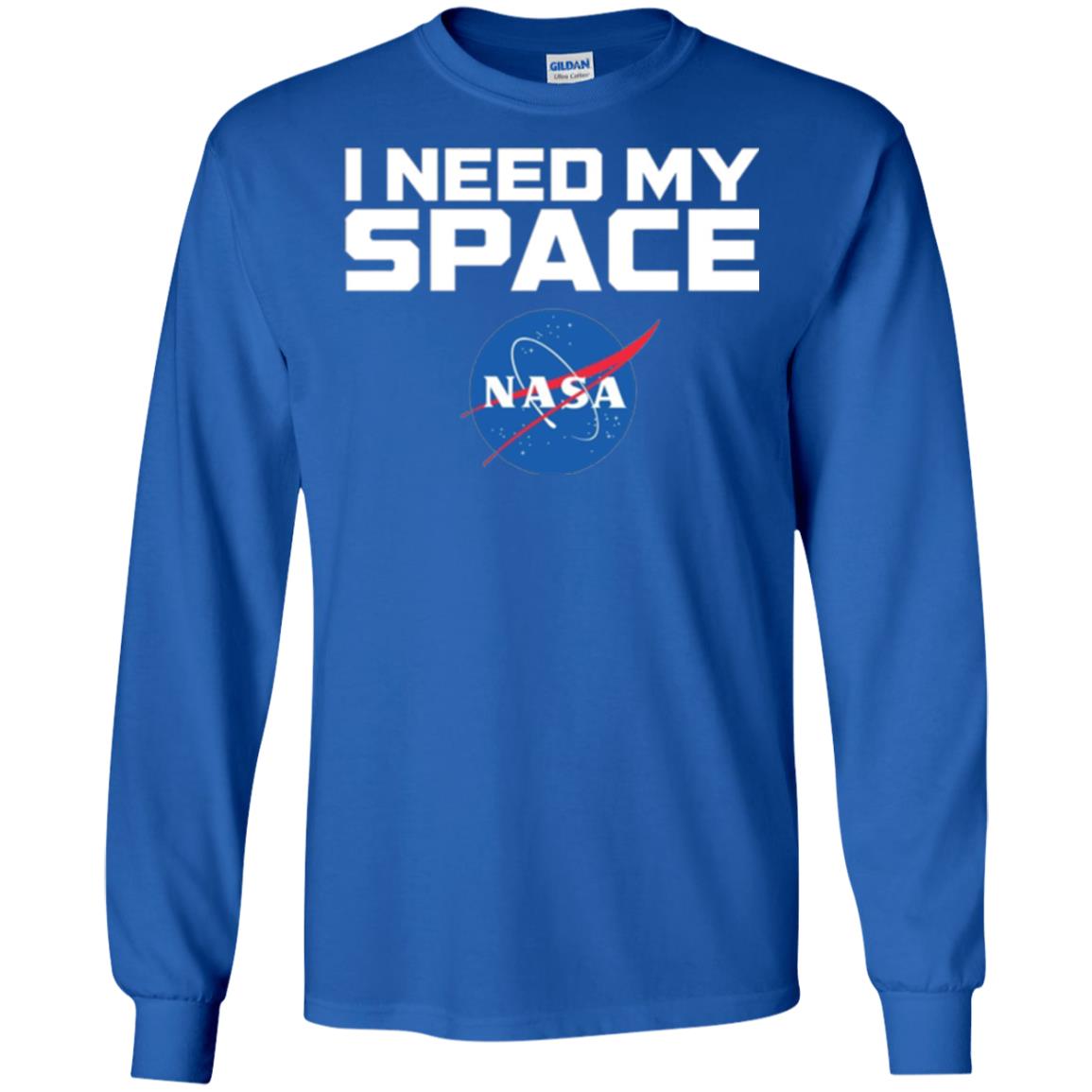Nasa Logo T-shirt I Need My Space Royal