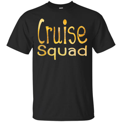 Cruise Squad T-shirt Funny Party Black